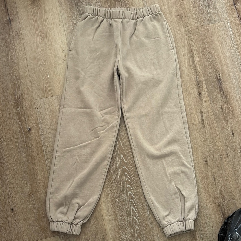John galt Tan Jogger Pants size 0/2